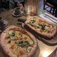 Pizzetta "Bell Pepper & Roasted Veggies" at Vegitalian - Schoutenstraat in Utrecht
