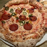 Vegan pepperoni pizzaa  at Vegitalian - Schoutenstraat in Utrecht