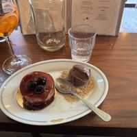 Cherry cheesecake   at Vegitalian - Schoutenstraat in Utrecht