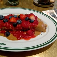 Peanut butter and compote toast at Vegitalian - Schoutenstraat in Utrecht