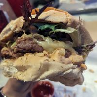 Gran Mama vegan burger at Tucker Duke's in Deerfield Beach