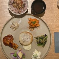 Vegan plate  at OyOy in Kyoto