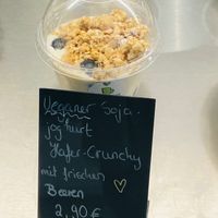 Vegan soy yogurt  at Coffee Hug in Reutlingen