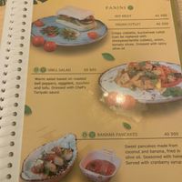 Menu  at Eco Cafe in Tashkent