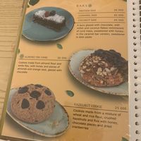 Menu  at Eco Cafe in Tashkent
