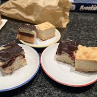 cheesecake and black forest cake  at Fine Schmecker in Monheim Am Rhein