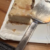 Cheesecake (what‘s left of it 😂)  at Fine Schmecker in Monheim Am Rhein