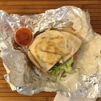 Classic Mamoun's felafel sandwich. at Mamoun's Falafel - Upper West Side in New York City