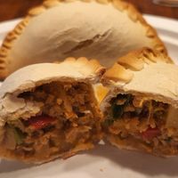 Inside of Vegan Beef at DelSur Empanadas in Minnetonka
