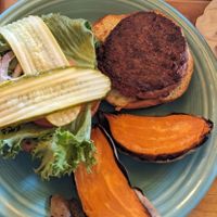 Baked Sweet potato delish at Cowboy's Smokehouse Cafe in Panguitch