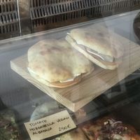 Panini tomatoes mozzarella vegan  at Alberta in Fuerteventura
