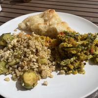 Vegan salads  at Alberta in Fuerteventura