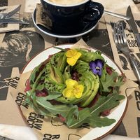 Avocado hummus toastt  at Rawcoco in Mallorca