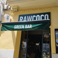 Outside at Rawcoco in Mallorca