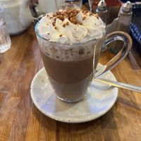 Had the Biscoff hot chocolate and the small breakfast 10/10 delicious my non-vegan family loved it too #Veganuary at Wanderlust Cafe & Bistro in Edinburgh
