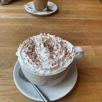 Vegan hot chocolate   at Wanderlust Cafe & Bistro in Edinburgh