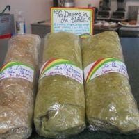 House-made hummus, spinach, carrots, extra sunflower seeds, and chipotle Vegenaise wrap. at Portsmouth Health Foods in Portsmouth