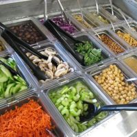 Salad bar at Portsmouth Health Foods in Portsmouth
