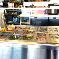 Meal prep area at Eat Fit in Bratislava