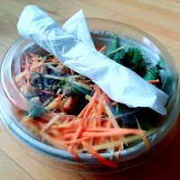 Salad from delivery at Eat Fit in Bratislava