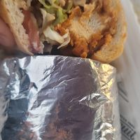 Crisp bread and chik'n at Winter Park Biscuit Company in Orlando