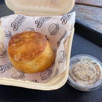 Biscuit w truffle butter  at Winter Park Biscuit Company in Orlando