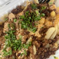 loaded fries   at Winter Park Biscuit Company in Orlando