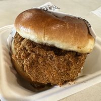 Death Valley chik sandwich   at Winter Park Biscuit Company in Orlando