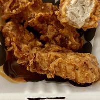 Side chikn strips “gator” style  at Winter Park Biscuit Company in Orlando
