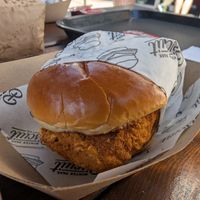 Chikin burger at Winter Park Biscuit Company in Orlando