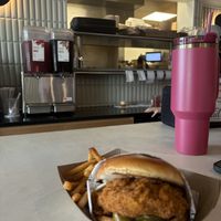 Chick burger   at Winter Park Biscuit Company in Orlando