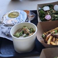 WPBC Burger	, Crispy Chik Sandwich, Small Biscuits & Gravy, Side Kale Salad	, Dill Ranch, BBQ, Spicy Gator, WPBC at Winter Park Biscuit Company in Orlando