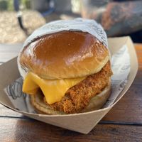 Death Valley chickun sandwich   at Winter Park Biscuit Company in Orlando