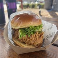 Crispy chikun sandwich   at Winter Park Biscuit Company in Orlando