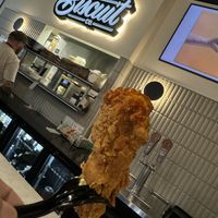 Crispy tender at least 4 inches long  at Winter Park Biscuit Company in Orlando