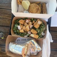 The spread😋  at Winter Park Biscuit Company in Orlando