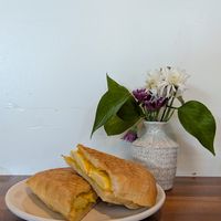 Vegan Panini at Bread & Honey Cafe in Portland