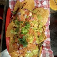 Soyrizo nachos at Antojitos in Newcastle