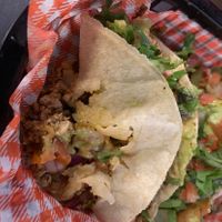 Completely soggy bottom, couldn't pick up the tacos to eat them at all. at Antojitos in Newcastle