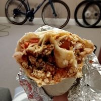 Soyrizo burrito at Antojitos in Newcastle