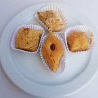 Arabic style sweets at Artepas Artesanos Pasteleros in Tenerife