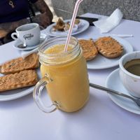 Smoothies from fresh fruits (availability changes) Made for you as you wish.  at Artepas Artesanos Pasteleros in Tenerife