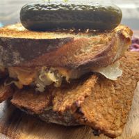 Tempeh Reuben  at Koda Coffee in Scarborough