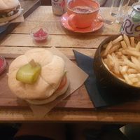 Plant based burger & fries !! at Sha-Ka Coffee House & Eatery in Scarborough