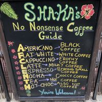 Coffee guide   at Sha-Ka Coffee House & Eatery in Scarborough