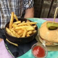“I can’t believe it is not meat” burger   at Sha-Ka Coffee House & Eatery in Scarborough
