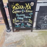 Cool cafe this way 👈 at Sha-Ka Coffee House & Eatery in Scarborough