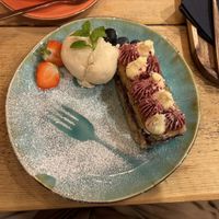 Vegan Cake and vegan ice cream   at Sha-Ka Coffee House & Eatery in Scarborough