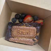 Biscoff brownie  at Sha-Ka Coffee House & Eatery in Scarborough