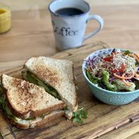 Vegan sandwich  at The Bowl Bar in Cancun